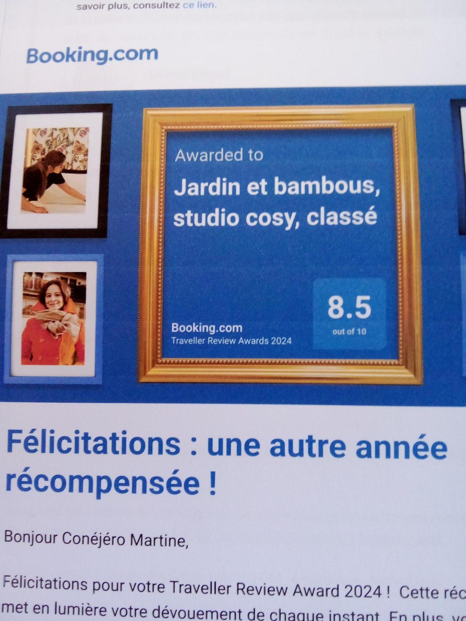 Jardin Et Bambous, Studio Cosy, Classe 2 Etoiles 马瑟伊兰 外观 照片